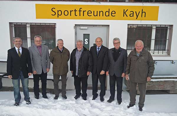 Treue Vereinsmitglieder der Sportfreunde Kayh e. V. seit 40 50 und 60 Jahren - Vereinschronik und Geschichte SF Kayh